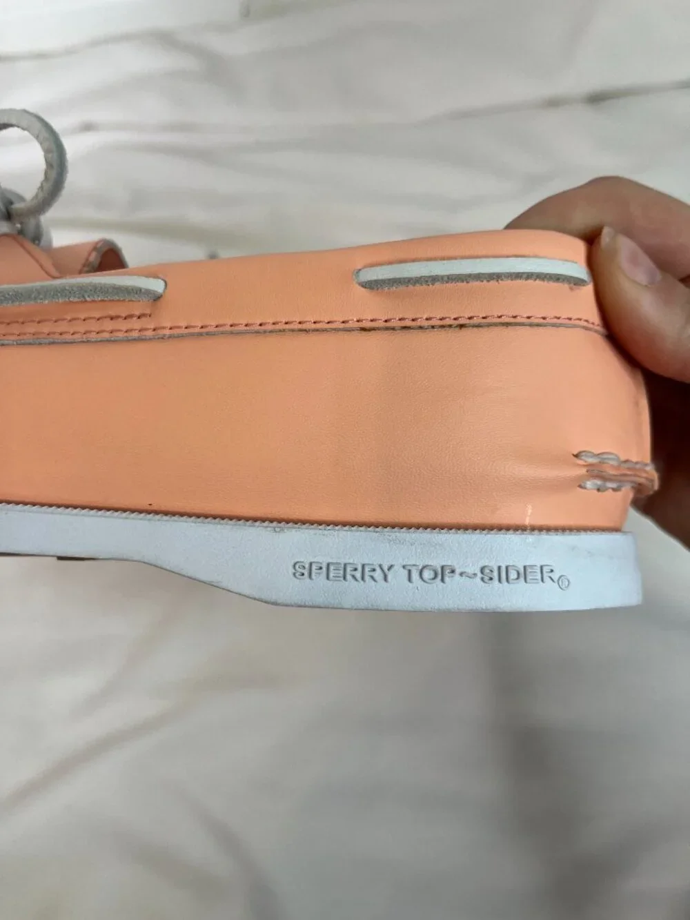 Sperry Women's SeaCycle Peach Boat Shoes